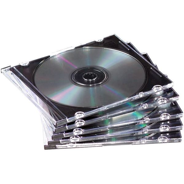Picture of Θήκες CD/DVD Fellowes Slimline CD Jewel Cases Clear 98316