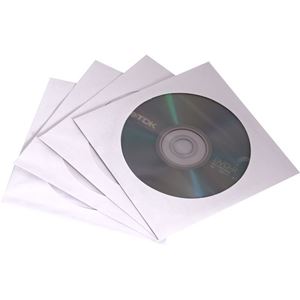 Picture of Θήκες CD/DVD Fellowes CD Paper Envelopes White 90690