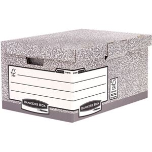 Picture of Κουτί αποθήκευσης Bankers Box® System Flip Top Maxi - Grey 1181501