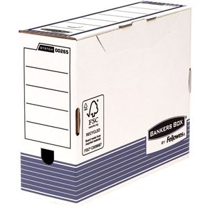 Picture of Κουτί μεταφοράς Bankers Box® System 100mm A4 Transfer File - Blue 0026501