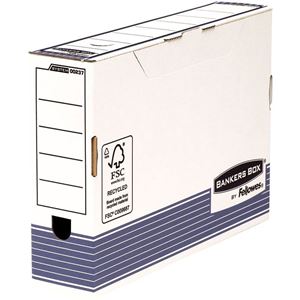 Picture of Κουτί μεταφοράς Bankers Box® System 80mm Foolscap Transfer File - Blue 0023701