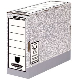 Picture of Κουτί μεταφοράς Bankers Box® System 100mm A4 Transfer File - Grey 1080501