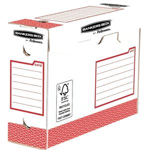 Picture of Κουτί μεταφοράς Bankers Box® Heavy Duty 100mm A4+ Transfer File Red 20pk 4474102