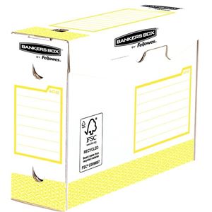 Picture of Κουτί μεταφοράς Bankers Box® Heavy Duty 100mm A4+ Transfer File Yellow 20pk 4474202