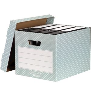 Picture of Κουτί αποθήκευσης Bankers Box® Storage Box Green/White 4pk 4481301