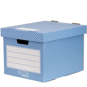 Picture of Κουτί αποθήκευσης Bankers Box® Storage Box Blue/White 4pk 4481901
