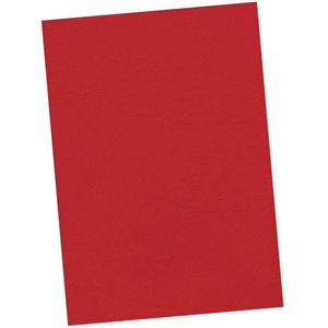 Picture of Εξώφυλλο βιβλιοδεσίας Fellowes Leatherboard dark red 5371603
