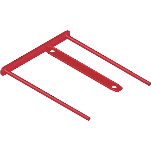 Picture of Κλιπ αρχειοθέτησης εγγράφων Fellowes BBD-Clip Red 100pk 1189301