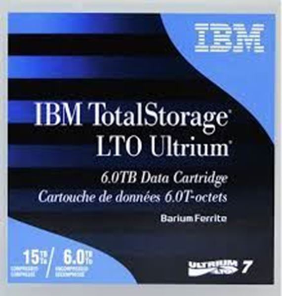 Picture of IBM LTO Ultrium 7 T Cartridges 6 / 15 TB 38L7302