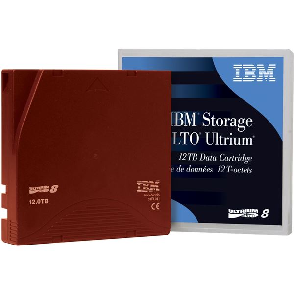 Picture of IBM LTO Ultrium 8 T Cartridges 12 / 30 TB 01PL041