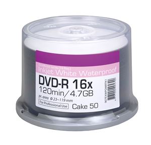 Picture of Οπτικό μέσο Ritek DVD-R Inkjet White Warerproof 16x