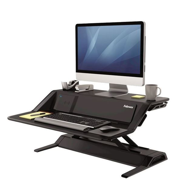 Picture of Fellowes Sit-Stand Workstation Lotus™ DX  Bk 8081001