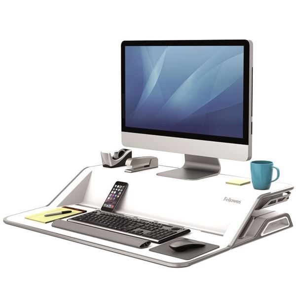 Picture of Fellowes Sit-Stand Workstation Lotus™ Wh 0009901