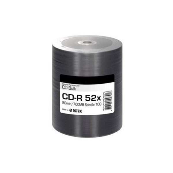 Picture of Οπτικό μέσο Ritek CD-R Bulk 52x