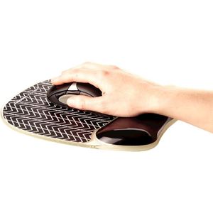 Picture of Στήριγμα καρπού Fellowes Photo Gel Mousepad Wrist Support - Chevron 9653401