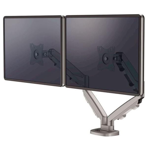 Picture of Βραχίονας οθόνης Fellowes Eppa™ Dual Monitor Arm - Silver 9683301