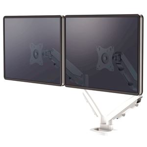 Picture of Βραχίονας οθόνης Fellowes Eppa™ Dual Monitor Arm - White 9683501