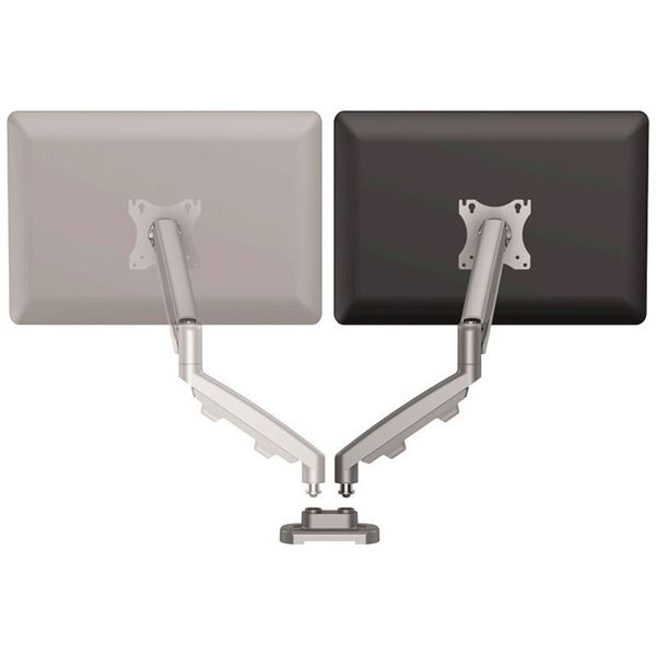 Picture of Βραχίονας οθόνης Fellowes Eppa™ Dual Monitor Arm Kit - Silver 9683701