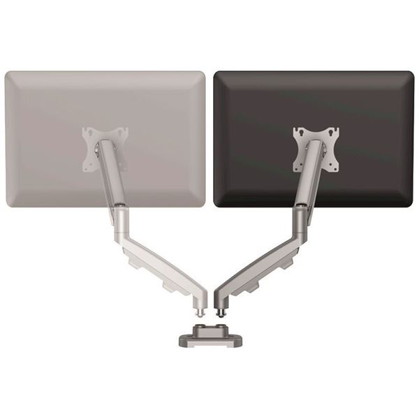 Picture of Βραχίονας οθόνης Fellowes Eppa™ Dual Monitor Arm Kit - Silver 9683701