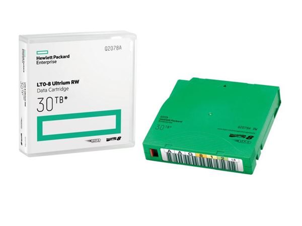 Picture of HPE LTO 8 Ultrium Tape Data Cartridges Q2078A