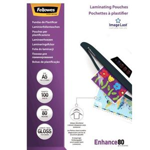 Picture of Δίφυλλο πλαστικοποίησης Fellowes ImageLast A5 Enhance 80 Micron 5306002